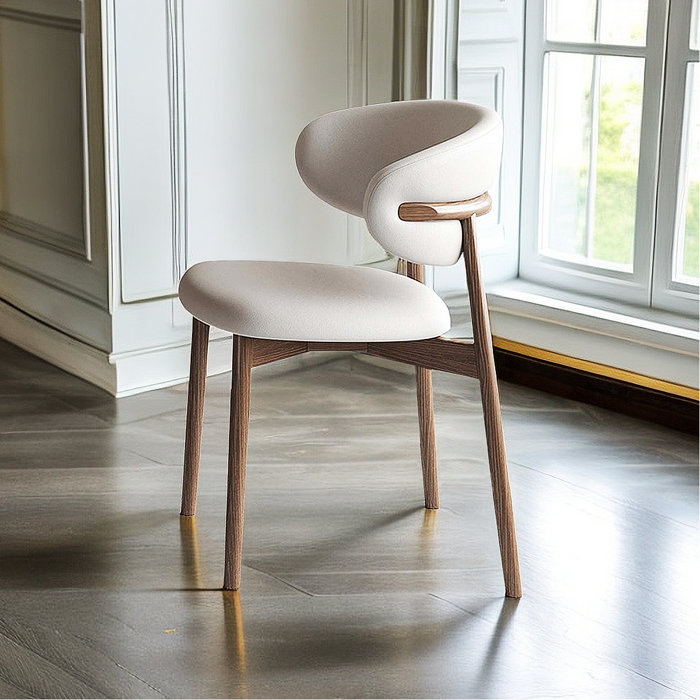 Corrigan Studio® Lovash UItra Leather King Louis Dining Chair Wayfair